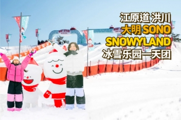 洪川大明 SONO VIVALDIPARK SNOWYLAND冰雪乐园一天团